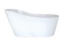 61 x 32 in. Freestanding Bathtub with Right Drain in White