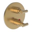 Two Handle Thermostatic Valve Trim in Satin Bronze - PVD