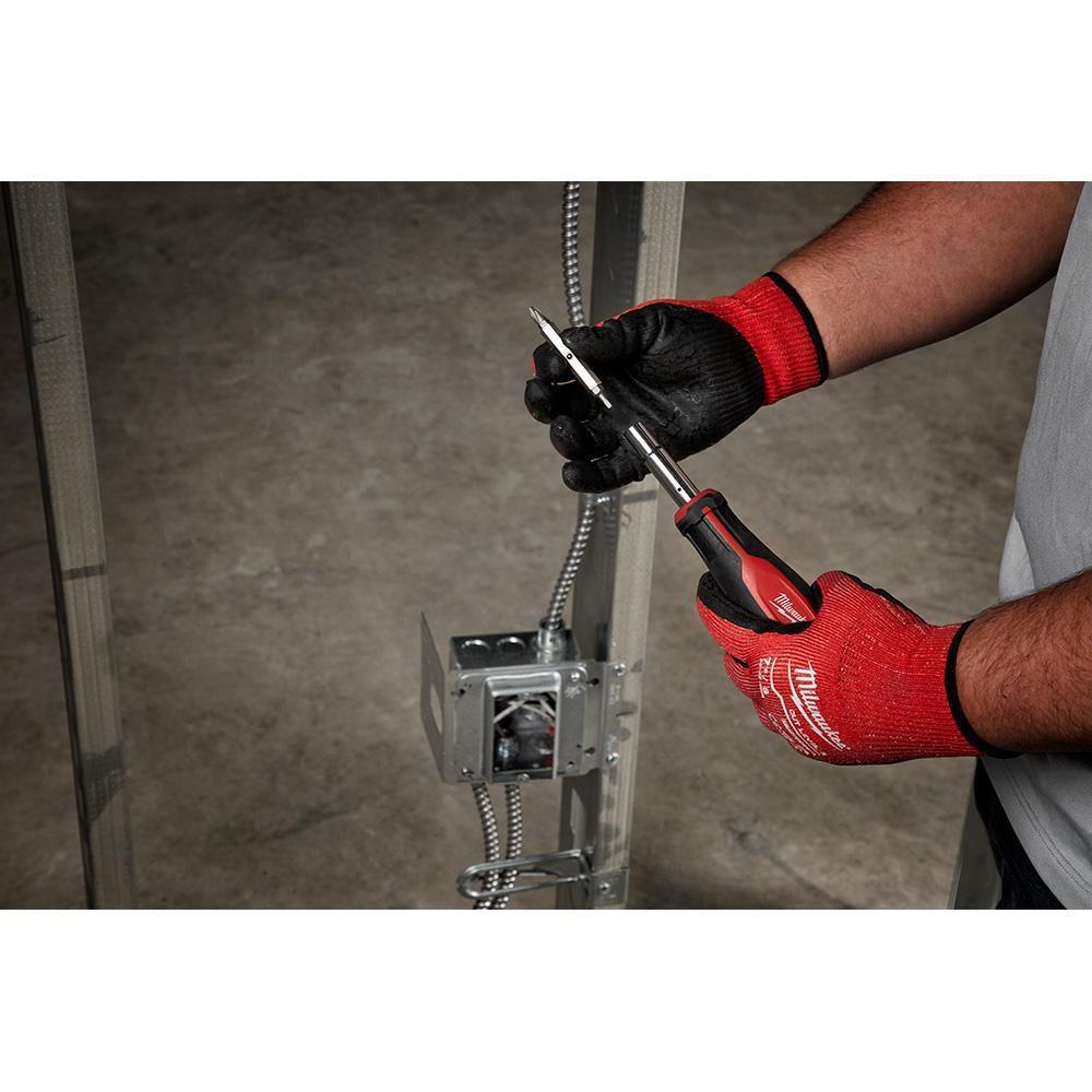 Milwaukee® Black Manual Non Magnetic Multi-bit 12 Piece Screwdriver 