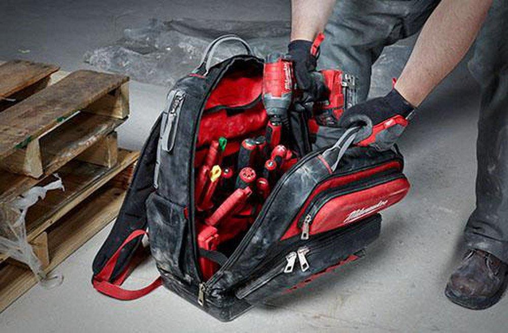 Milwaukee® Red 18 in. Ballistic Red/Black Tool Bag 