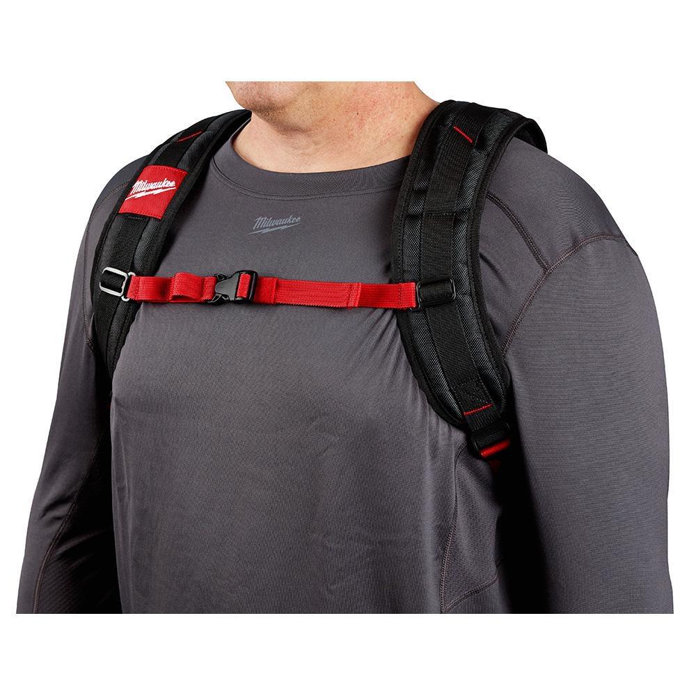 Milwaukee® Red Low-Profile Backpack in Red and Black 