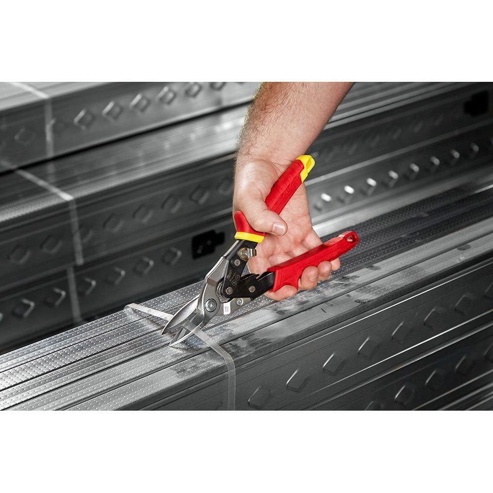 Milwaukee&reg; Red Straight Cutting Aviation Snip 