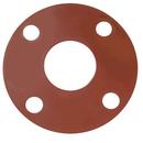 Jones Stephens Flanged 150# Full Face Red Rubber Gasket 