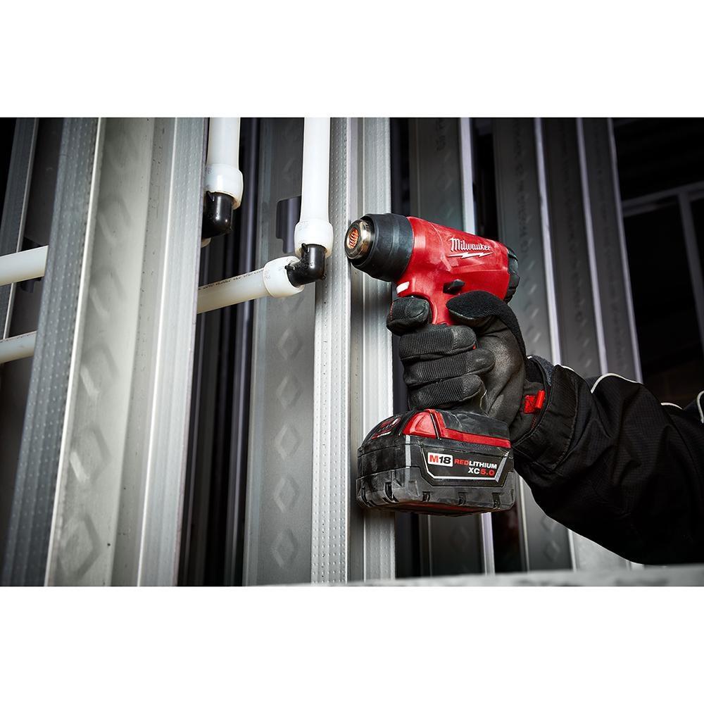 Milwaukee® Red Cordless 875F Heat Gun 