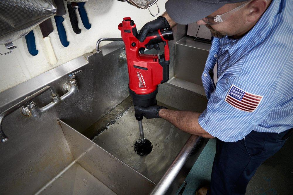 Milwaukee&reg; Red 12V Drain Snake 