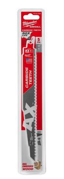 9 in. 5 TPI Carbide Teeth Reciprocating Saw Blade (5 Pack)