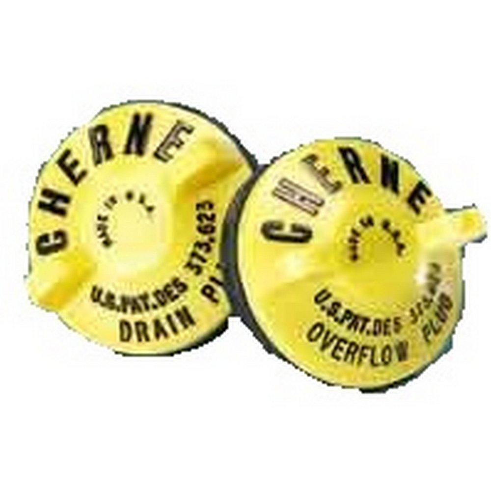 Cherne Yellow 3/8 in. Drains, Vent, Waste, Plumbing, Sealing Test Plug 