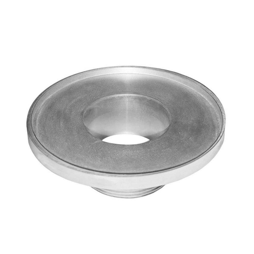 Infinity Drain Polished Stainless 5 in. Stainless Steel Round Throat Post Drain 