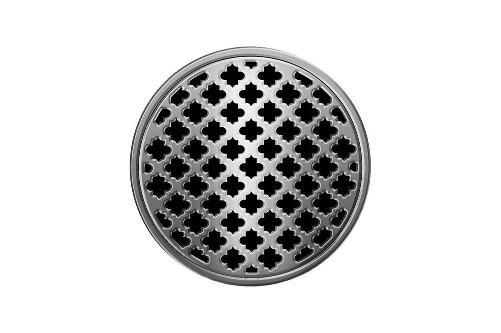 Infinity Drain Stainless Steel 5 STRN LINE PATT POST 