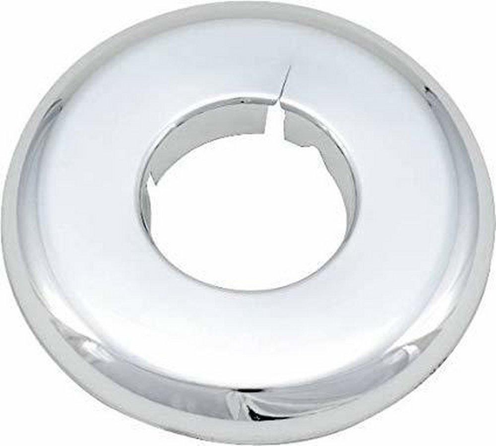 Wal-Rich Chrome 2 in. Plastic Split Escutcheon 