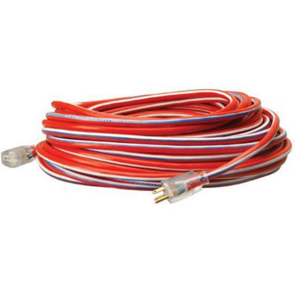 Coleman Cable Systems Red Heavy Duty Extension Cord 