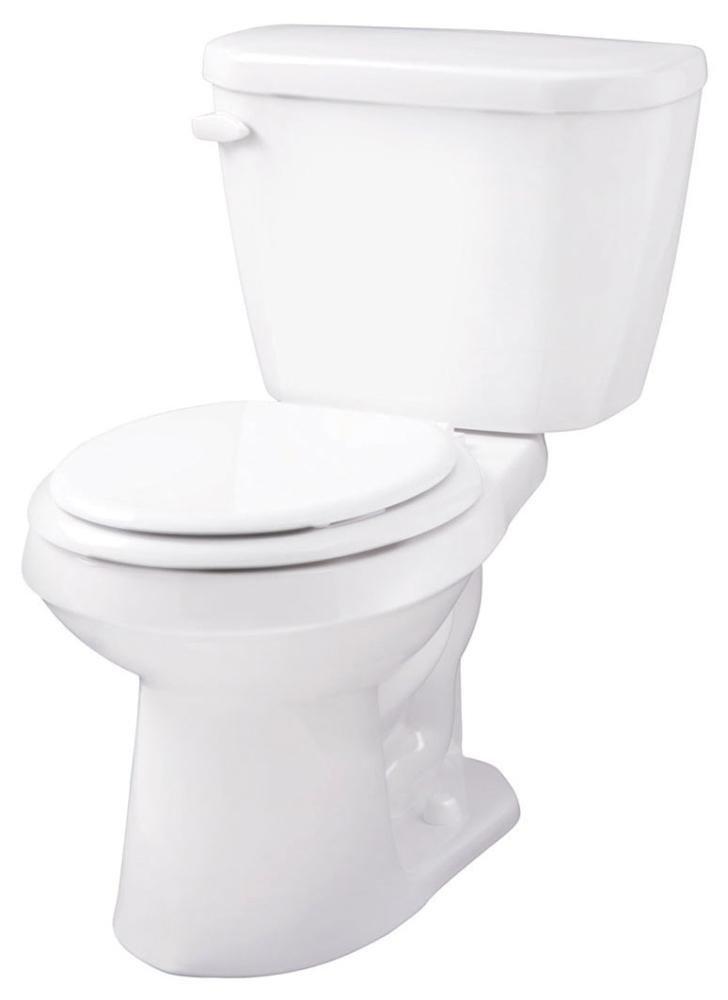 Gerber Plumbing Bone 1.6 gpf Round Floor Mount Two Piece Toilet Bowl 