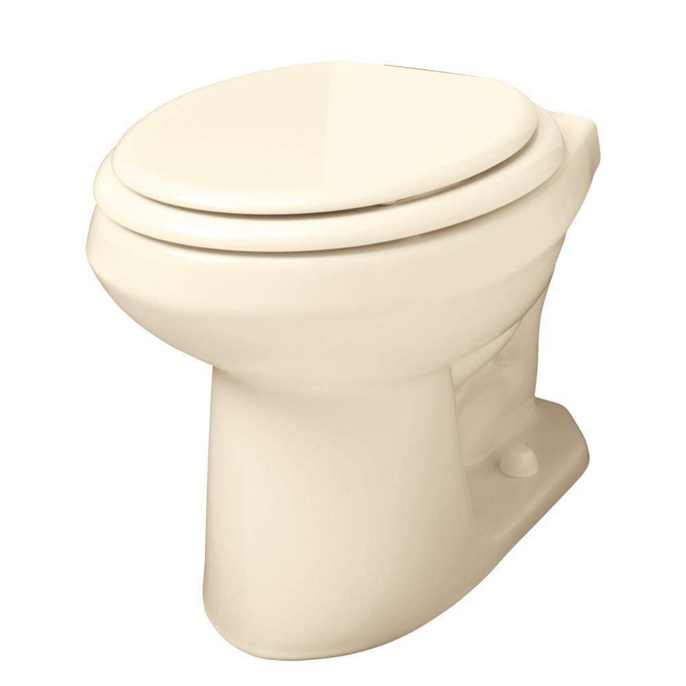 Gerber Plumbing Bone 1.6 gpf Round Floor Mount Two Piece Toilet Bowl 