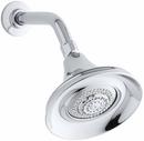 2.5 gpm Brass Wall Mount Round Universal Showerhead in Polished Chrome