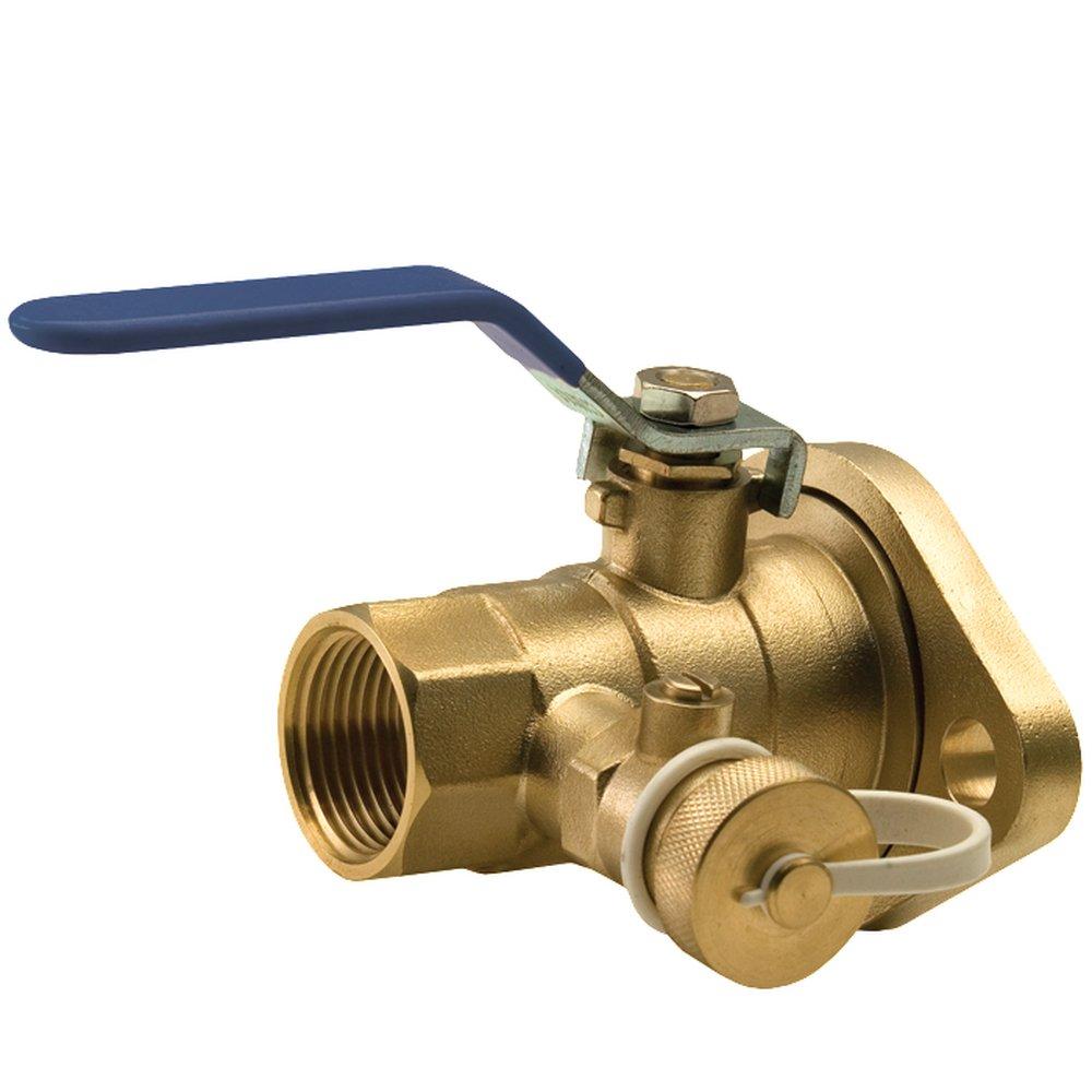 Legend Valve & Fitting Forged Brass Full Port FNPT x Flanged 600# Ball Valve 