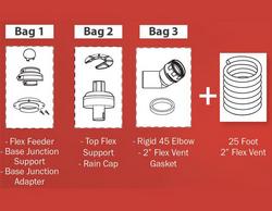 2 in. x 25 ft. Flex Vent Kit