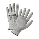 Size L Plastic Gloves in Speckle Grey