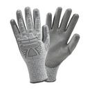 Size XXL Plastic Cut & Resistant Gloves in Grey