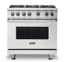 Viking Range Stainless Steel 35-7/8 in. Gas 6-Burner Sealed Freestanding Range 