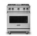 Viking Range Stainless Steel 29-7/8 in. Gas 4-Burner Sealed Freestanding Range 