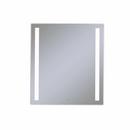 Robern 30 x 40 in. Anodized Aluminum Frameless Rectangle Mirror with Light Column 