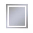 Robern 36 x 40 in. Anodized Aluminum Frameless Rectangle Mirror with Light Inset 