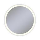 Robern 30 in. Anodized Aluminum Frameless Round Mirror with Light Perimeter 