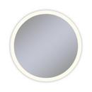 40 in. 2700K Anodized Aluminum Frameless Round Mirror with Light Perimeter