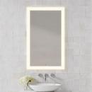 Robern 30 x 40 in. Anodized Aluminum Frameless Rectangle Mirror with Light Perimeter 