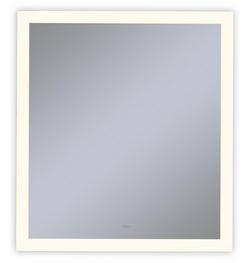 30 x 40 in. 2700K Anodized Aluminum Frameless Rectangle Mirror with Light Perimeter