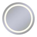 Robern 30 in. Anodized Aluminum Frameless Round Mirror with Light Inset 