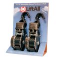 Lift-All&reg; Black 1 in. Retractable Ratchet 2 Pack 