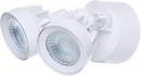 12W 2-Light Dual Head Security LED Light in White