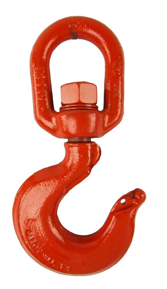 Lift-All&reg; Orange Swivel Latchlock Hook 