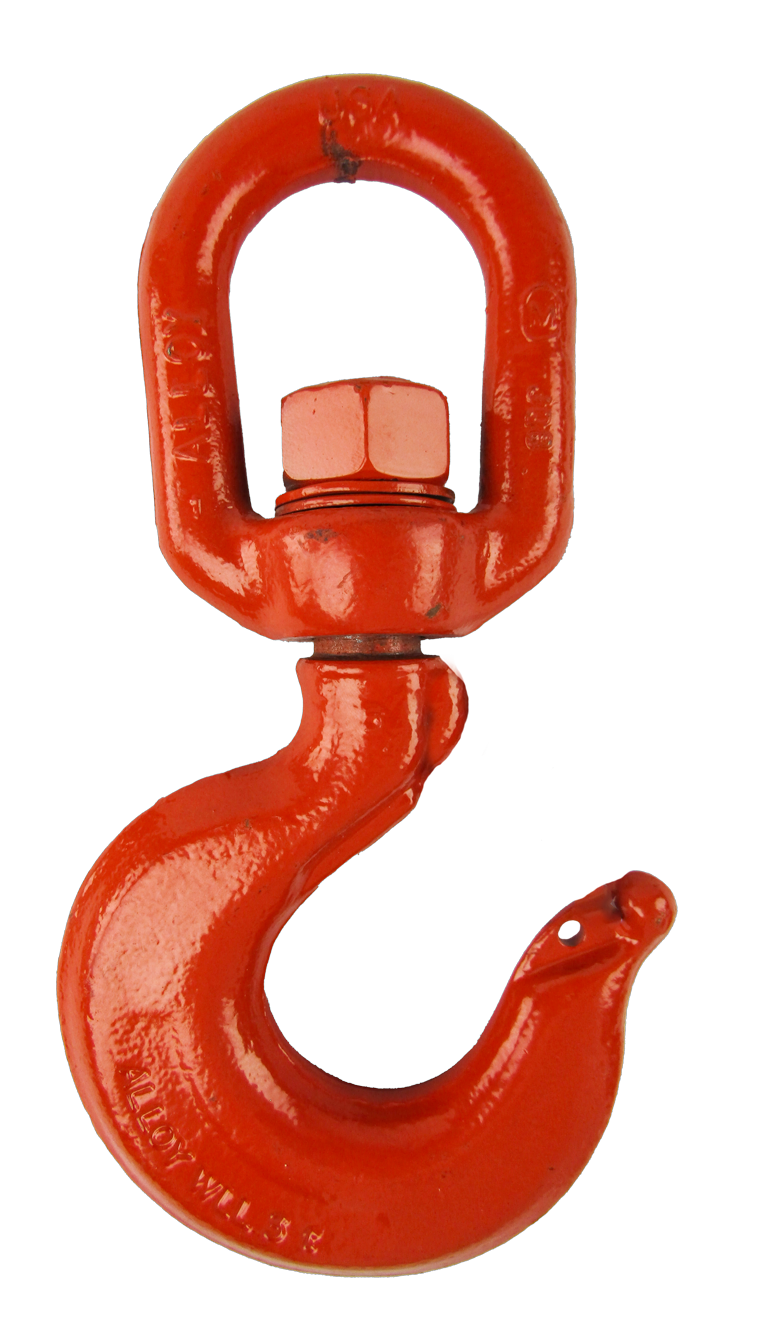 Lift-All&reg; Orange Swivel Hook and Latch 
