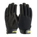 Size XL Synthetic Leather High Performance Reusable Gloves in Black