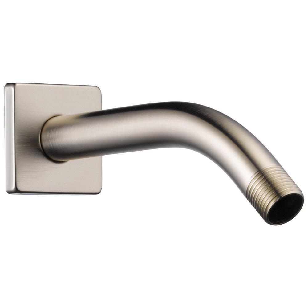 Brizo Luxe Nickel 1/2 in. NPT Solid Brass Shower Arm and Flange 