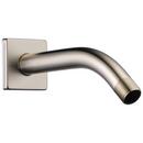Brizo Luxe Nickel 1/2 in. NPT Solid Brass Shower Arm and Flange 