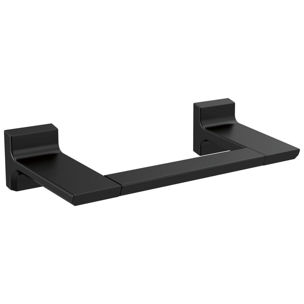Delta Faucet Matte Black 8 in. Towel Bar 