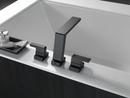 Delta Faucet Matte Black Two Handle Roman Tub Faucet Trim Only 