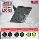 Delta Faucet Matte Black 1.75 gpm Wall Mount Shower Faucet Trim Only with Single Lever Handle 