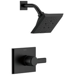 Single Handle Multi Function Shower Faucet in Matte Black (Trim Only)