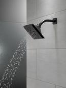 Delta Faucet Matte Black Multi Function Full Body, Full Spray with Massage, H2Okinetic&reg; PowerDrench&trade; Spray, Massage and Pause Showerhead 