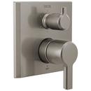 6-Function Diverter Valve Trim with Integrated Single Lever Handle in Brilliance Stainless