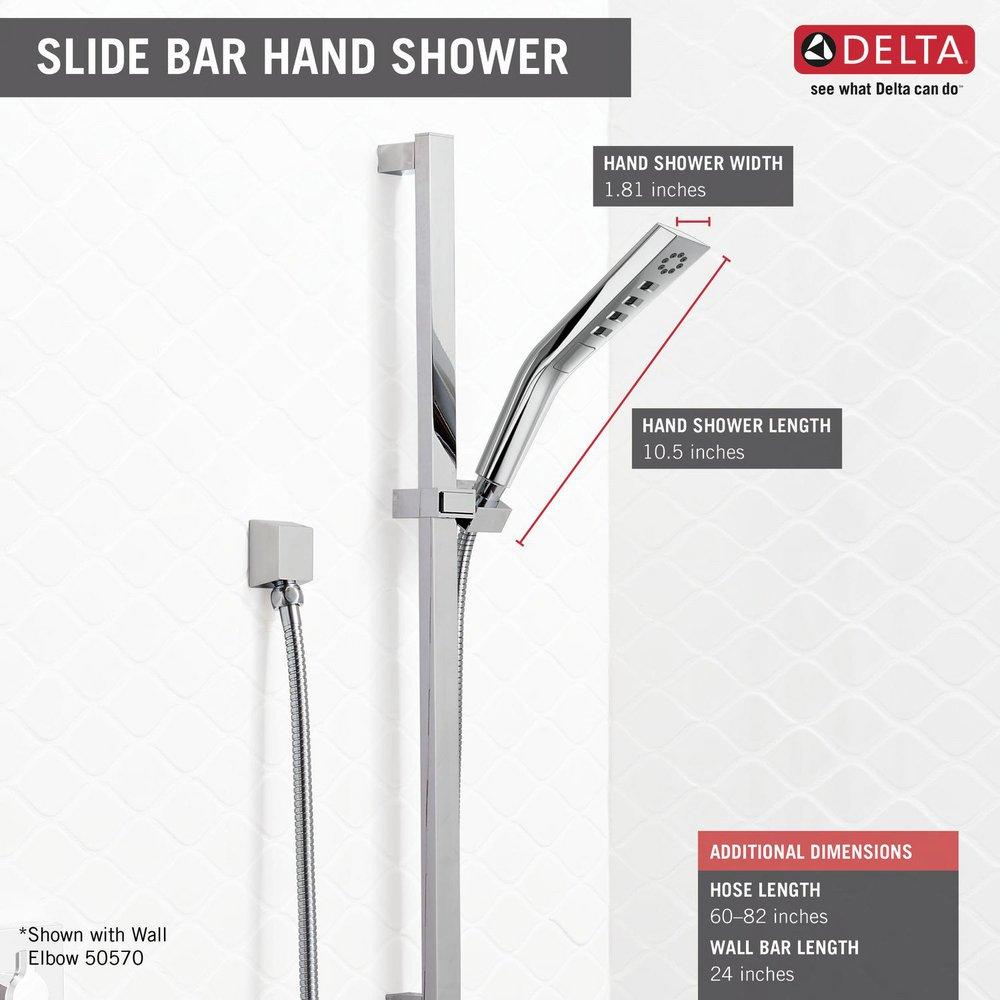 Delta Faucet Chrome Multi Function Hand Shower 