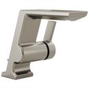 Single Handle Centerset Bathroom Sink Faucet with Metal Pop-Up Drain in Brilliance Stainless