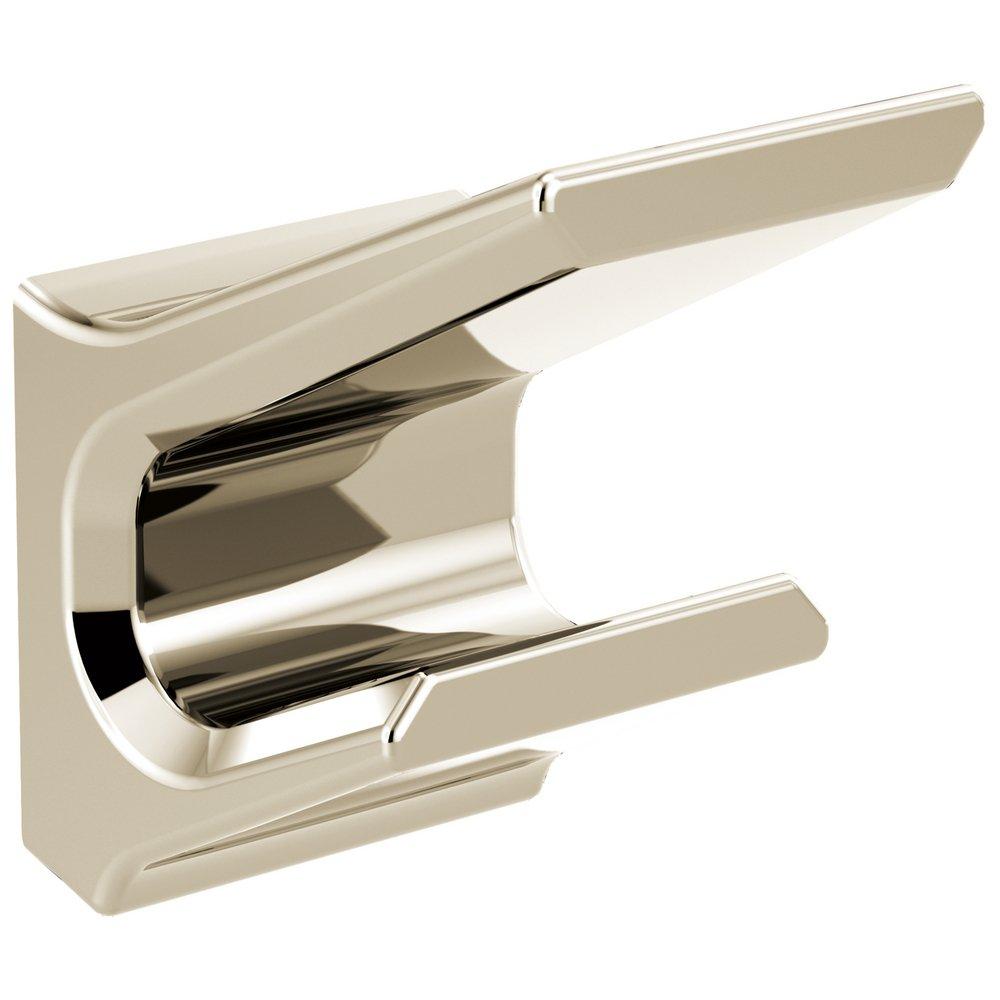 Delta Faucet Polished Nickel 2-Hook Robe Hook 