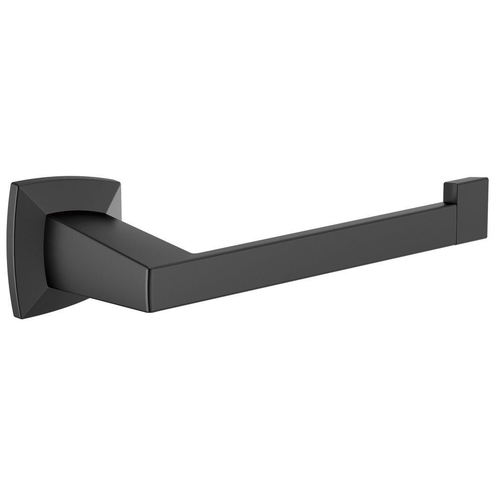 Brizo Matte Black Wall Mount Toilet Tissue Holder 