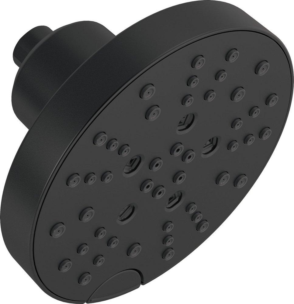 Delta Faucet Matte Black Multi Function Full Body, Full Spray with Massage, H2Okinetic®, Massage and Pause Showerhead 