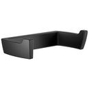 Brizo Matte Black 2-Hook Robe Hook 